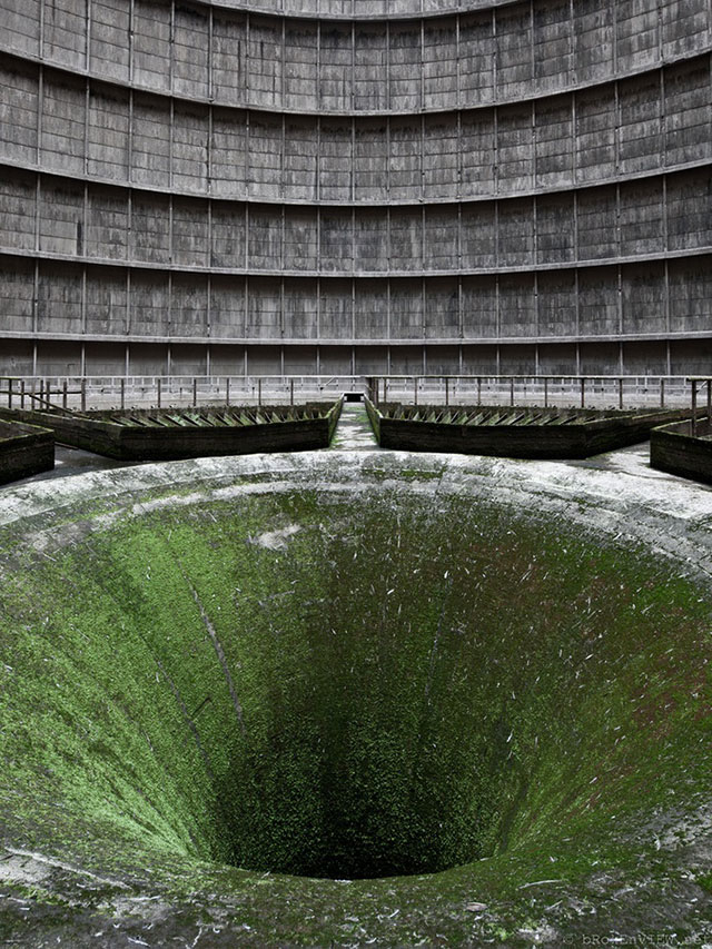 Disused Cooling Tower of a Power Plant, Belgium