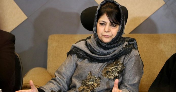 Mehbooba claims she’s been placed under house arrest