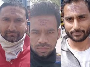 Jammu police stamp on forehead of lock down violators amid CORONA SCARE