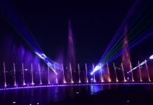 Lt Governor Manoj Sinha inaugurated Musical Water Fountain with Laser Light Sound Show at Bagh e Bahu. 4