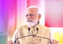 Prime Minister Narendra Modi addressing audience at Republic Media Summit on April 26