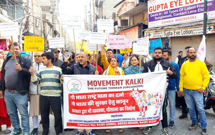 Movement Kalki takes out rally on 35th day of protest