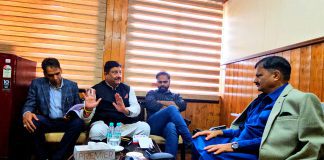 Dimple led delegation meet Javed Rana, demands scrapping of IWT Dimple led delegation meet Javed Rana, demands scrapping of IWT