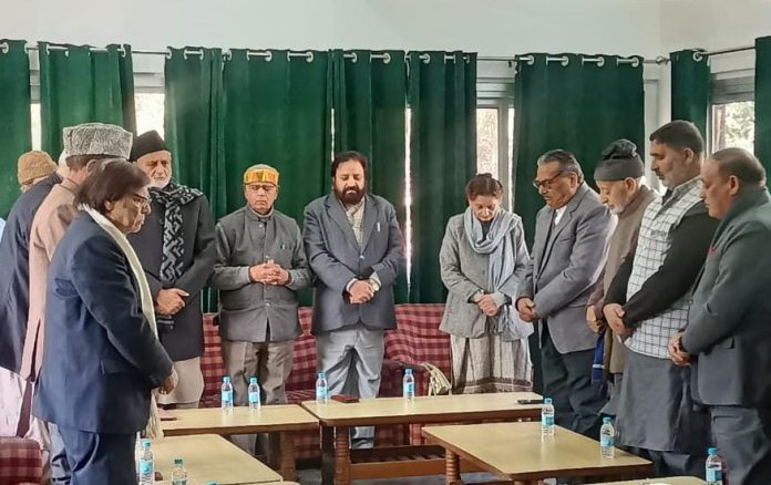 J&K: Ex-Legislators Welfare Council pay tribute to Dr Manmohan Singh