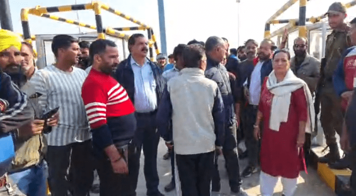 Protests held against newly established Sohanjna Toll Plaza on Ring Road