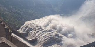J&K: Salal Dam gates opened to manage heavy water inflow into Chenab river