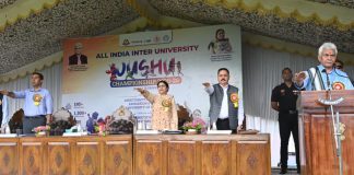 LG Manoj Sinha Opens Inter-University Wushu Championship in Kashmir