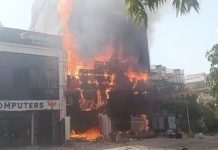 15 killed in fire at coaching centre in Lucknow’s Aliganj area