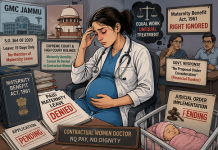 Denied pay & dignity during pregnancy: Contractual Women Doctors suffer silently in GMCs