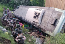 J&K: 39 Amarnath Pilgrims Injured After Bus Skids Off Road in Ganderbal