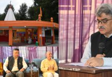 CS Dulloo participates in Murti Pratishthan Divas Celebrations at Uma Bhagwati Shrine Anantnag