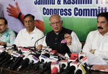 Cong To Join NC’s July 20 Statehood Protest In Delhi: JKPCC Chief