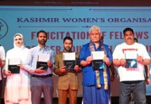 LG Sinha Felicitates recipients of Kashmir Women’s Organization Fellowship