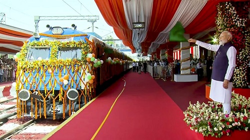 PM Modi flags off India’s first Hydrogen train in Jind