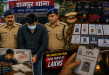 Failed UPSC Dream: Bureaucrat’s Son Held for Allegedly Posing as IPS Officer, RAW Agent and Soldier