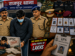 Failed UPSC Dream: Bureaucrat’s Son Held for Allegedly Posing as IPS Officer, RAW Agent and Soldier