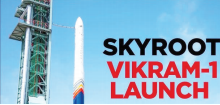 India’s 1st Pvt Orbital Rocket Vikram-1 lifts off in historic space mission