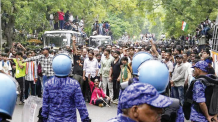 Over 50 Cops, Protesters injured during march to Parliament; Over 100 detained